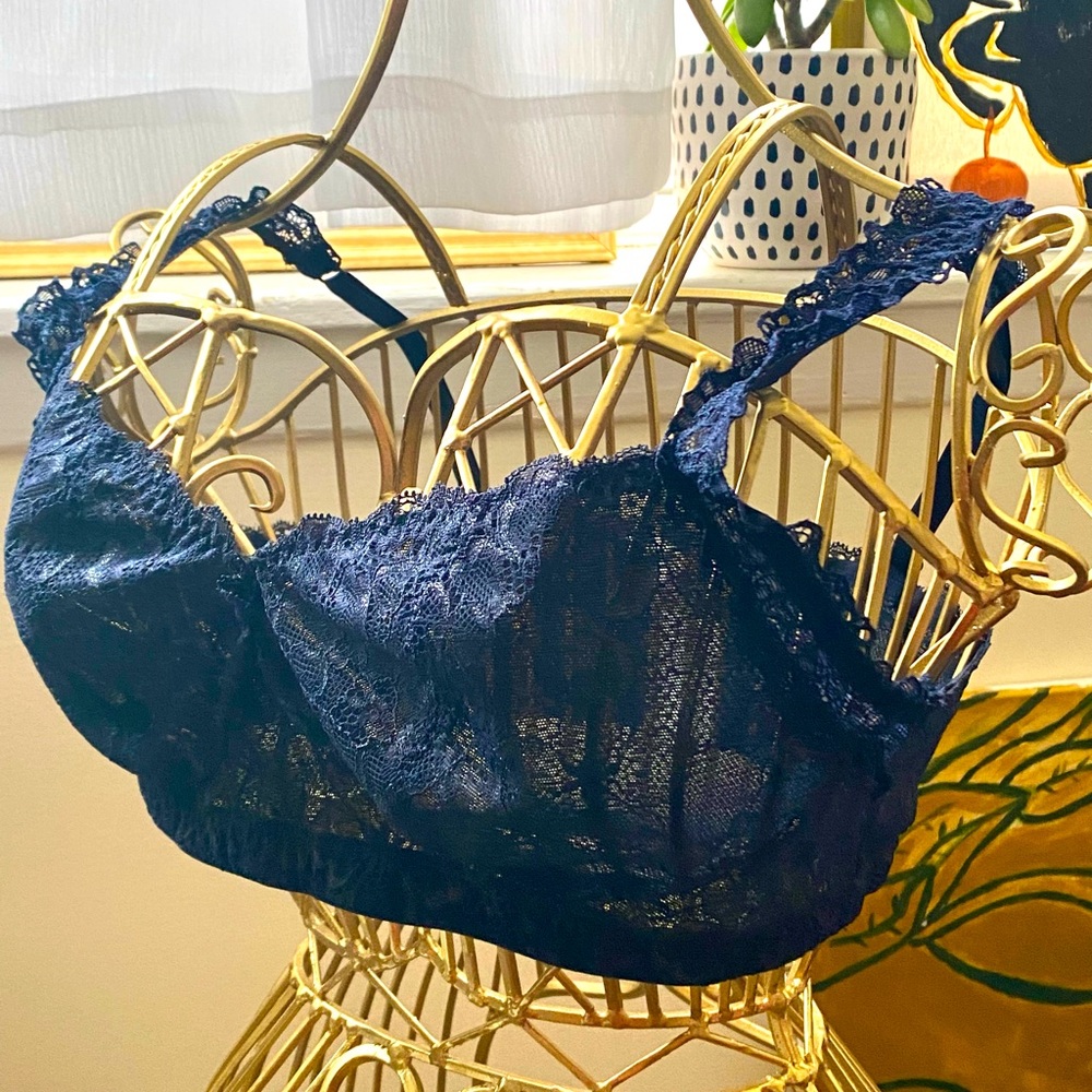NavyBlue Lace Aerie Bralette